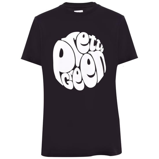 Pretty Green Mens Large Logo Crew Neck T-Shirt (Black) - Image 1