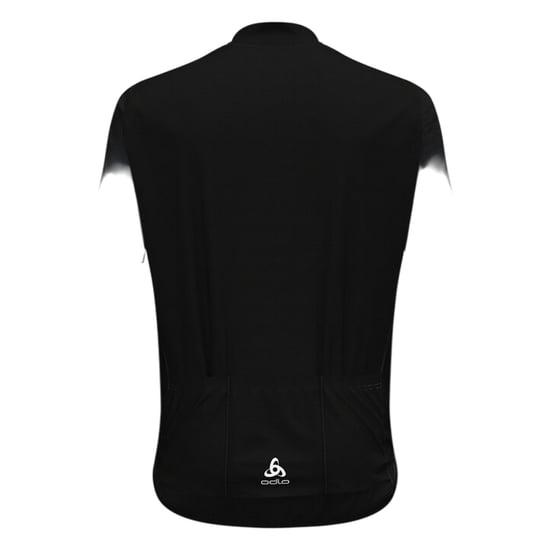 Odlo Slim-fit fietsshirt voor heren met kleurverloopprint (Zwarte afdruk) - Image 2