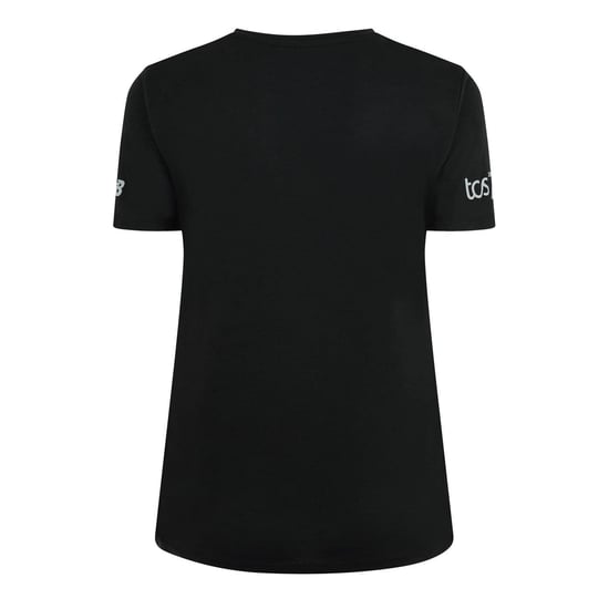 New Balance Dames Finisher Graphic Print T-Shirt (Zwart/Groen) - Image 2