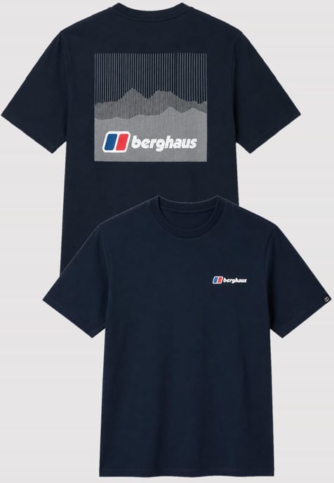 Berghaus Mens Calibration Linear T Shirt in Black - Image 1