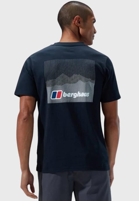 Berghaus Mens Calibration Linear T Shirt in Black - Image 3