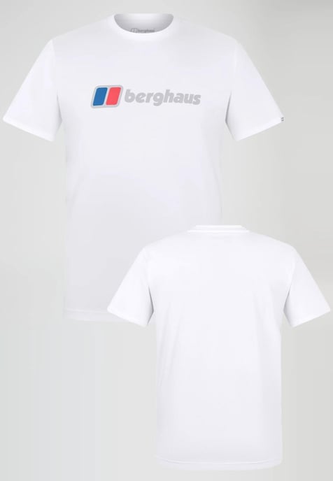 Berghaus Mens Class XL-Logo T Shirt in White - Image 1