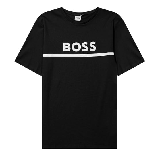 Boss Kinderen/Kinderen Groot Logo T-Shirt (Zwart) - Image 1