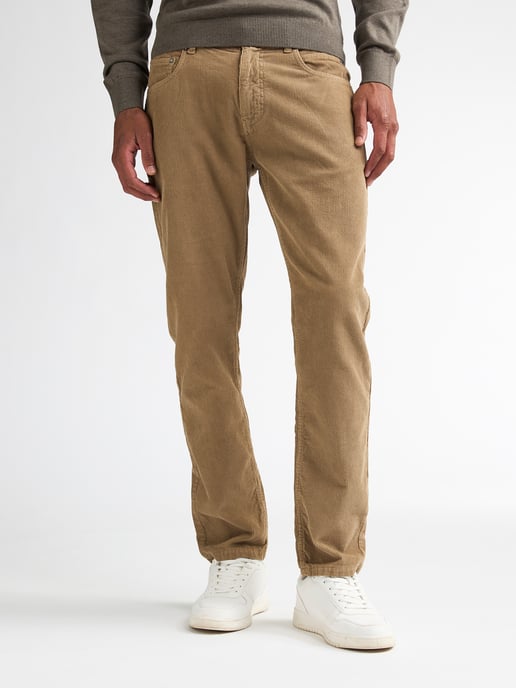 Petrol Industries - Heren Tapered corduroy broek barrett - Oranje - Image 1