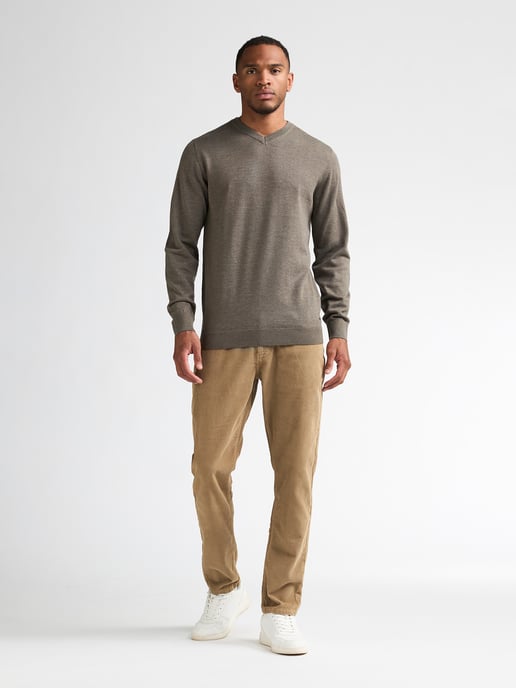 Petrol Industries - Heren Tapered corduroy broek barrett - Oranje - Image 5