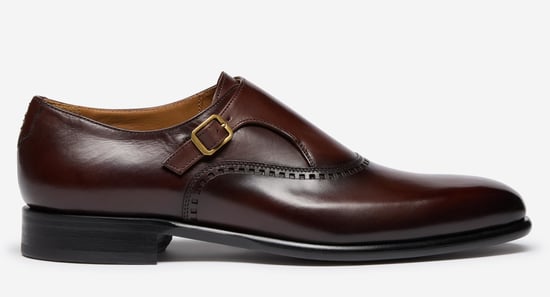 Oliver Sweeney Antiqued Calf Leather Monk Shoes - Image 3