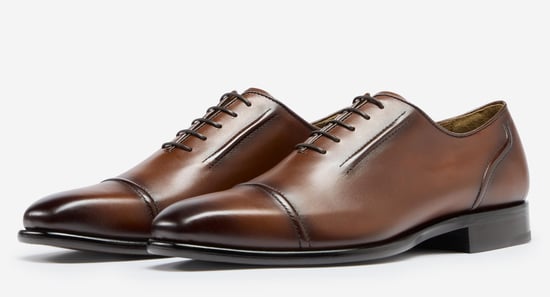 Oliver Sweeney Antiqued Calf Leather Oxford Shoes - Image 3
