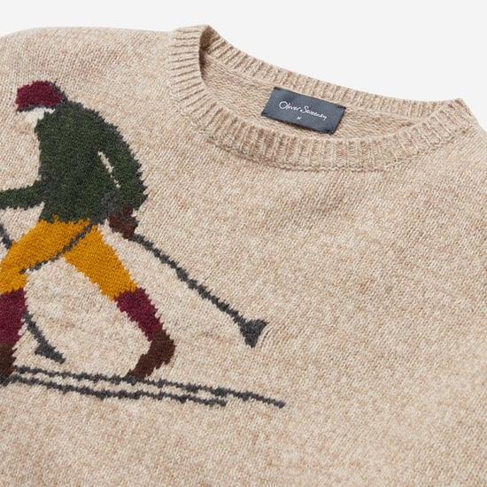 Oliver Sweeney Lambswool Crew Neck Jumper - Image 5