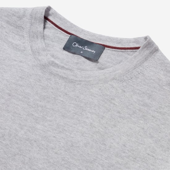 Oliver Sweeney Merino Wool Crew Neck Jumper - Image 5