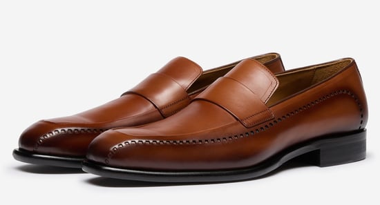 Oliver Sweeney Antiqued Calf Leather Penny Loafers - Image 3