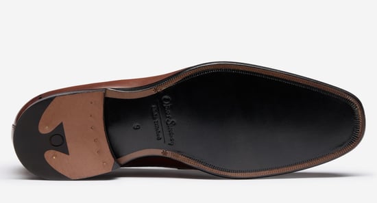 Oliver Sweeney Antiqued Calf Leather Penny Loafers - Image 4