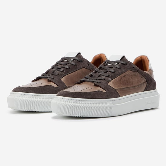 Oliver Sweeney Hand Finished Calf Leather Cupsole Trainers - Image 1