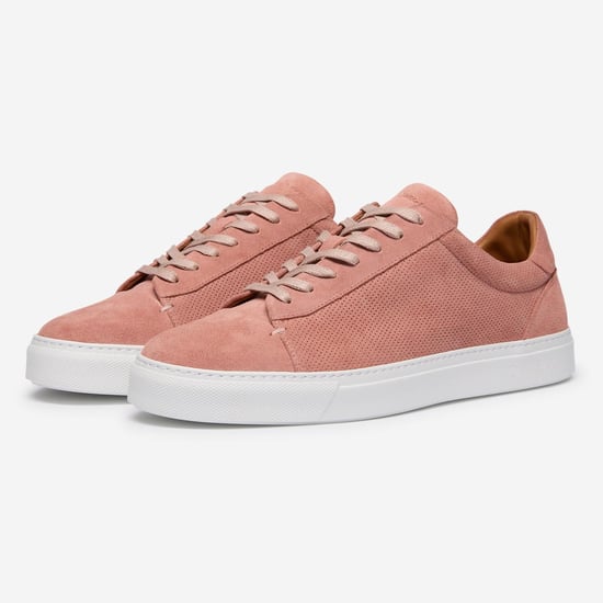Oliver Sweeney Perforated Calf Suede Cupsole Trainers - Image 1