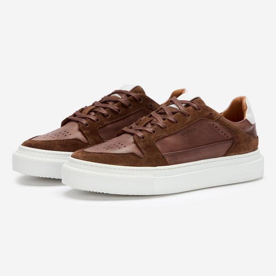 Oliver Sweeney Hand Finished Calf Leather Cupsole Trainers - Image 1