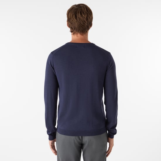 Oliver Sweeney Merino Wool V-Neck Jumper - Image 3