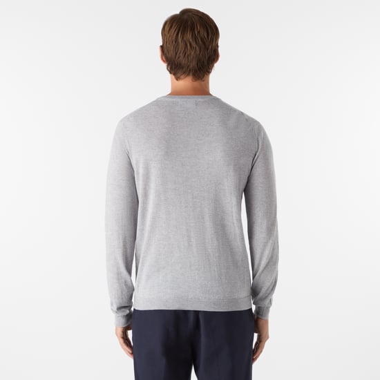 Oliver Sweeney Merino Wool V-Neck Jumper - Image 3