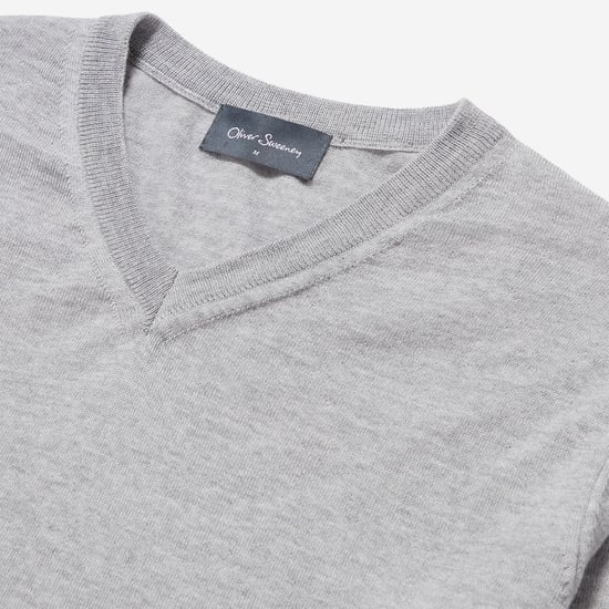 Oliver Sweeney Merino Wool V-Neck Jumper - Image 5