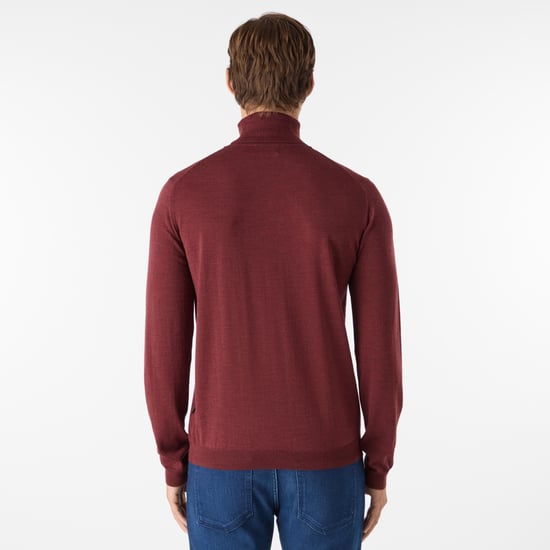 Oliver Sweeney Merino Wool Roll Neck Jumper - Image 3