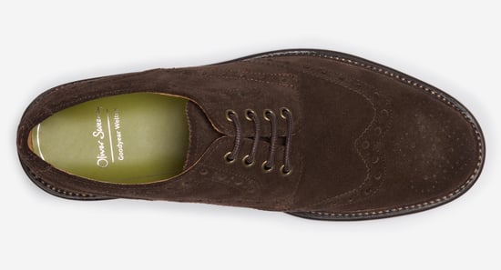 Oliver Sweeney Calf Suede Derby Brogues - Image 5