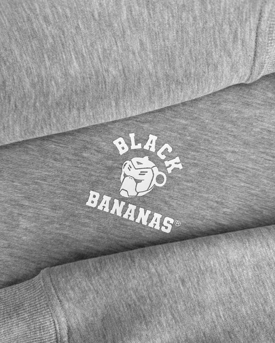 Black Bananas Kinderen Varsity Trainingspak, Melange Grijs - Image 4