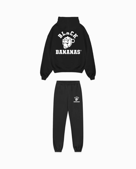 Black Bananas Kinderen Varsity Trainingspak, Zwart - Image 1