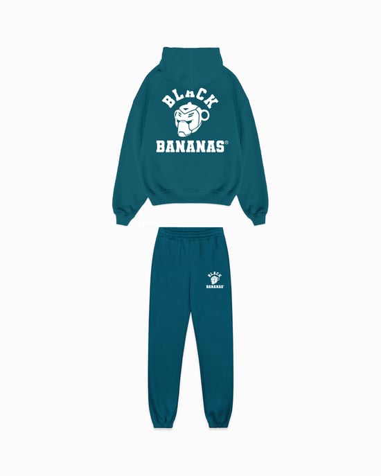 Black Bananas Kinderen Varsity Trainingspak, Groente - Image 1