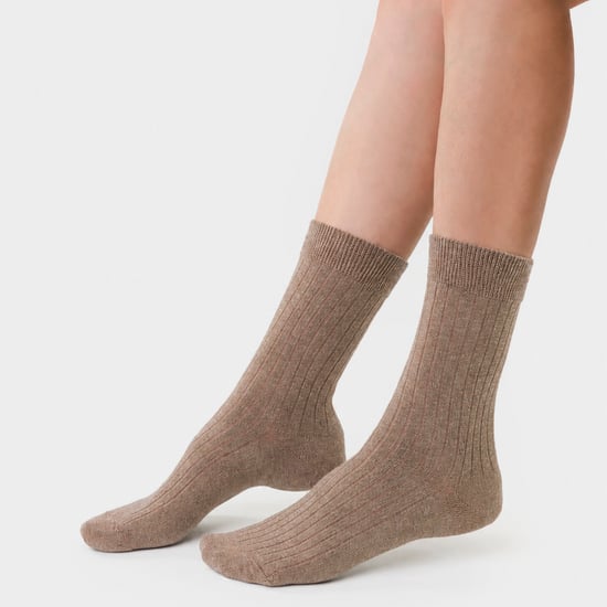 Ladies Organic Cotton Camel Wool Socks - Soft Warm Natural Breathable Socks - Image 4