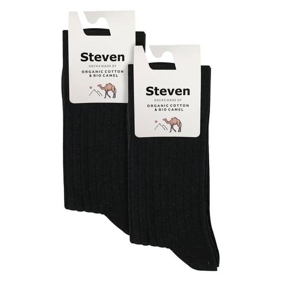 2 Pairs Mens Organic Cotton Camel Wool Socks - Warm Comfort for Everyday Wear - Image 2