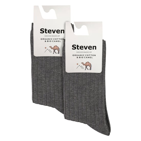 2 Pairs Ladies Organic Cotton Camel Wool Socks - Warm Comfort for Everyday Wear - Image 2