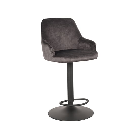 LABEL51 - Barstoel Fender - Grijs - 52x50x110cm - Image 1
