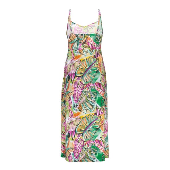 Geisha 67421-60 noelle 530 dress long spaghetti aop pr.06-26-2 green/corn - Image 5