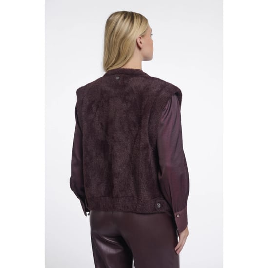 Rino & Pelle Elona.5002611 rino en pelle short waistcoat fudge cloak - Image 2