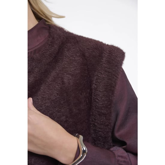 Rino & Pelle Elona.5002611 rino en pelle short waistcoat fudge cloak - Image 4