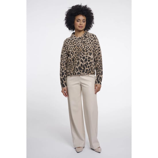 Rino & Pelle Bubbly.5012611 rino en pelle boxy jacket light leopard - Image 3