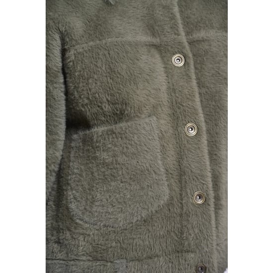 Rino & Pelle Bubbly.5002611 rino en pelle boxy jacket green ash - Image 2