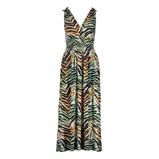 Geisha 67425-60 mila 775 dress smock jersey aop pr.03-26-2 brown/green - Image 4