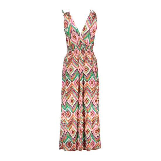Geisha 67425-60 mila 615 dress smock jersey aop pr.01-26-2 teal/fuchsia - Image 2
