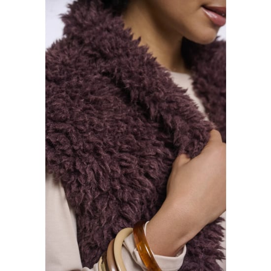 Rino & Pelle Freya.7002611 rino en pelle waistcoat chocolate bean - Image 2