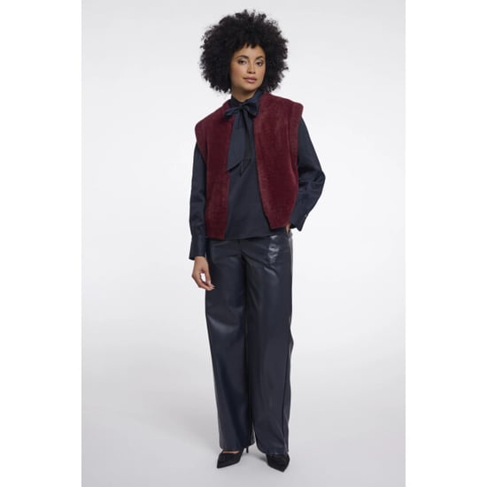 Rino & Pelle Elona.5002611 rino en pelle short waistcoat sangria - Image 4