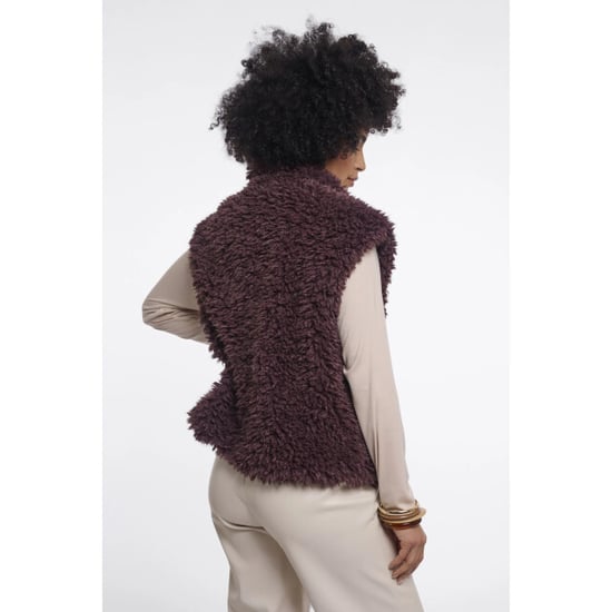 Rino & Pelle Freya.7002611 rino en pelle waistcoat chocolate bean - Image 3