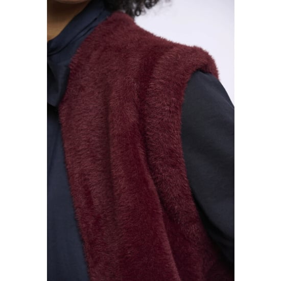 Rino & Pelle Elona.5002611 rino en pelle short waistcoat sangria - Image 5
