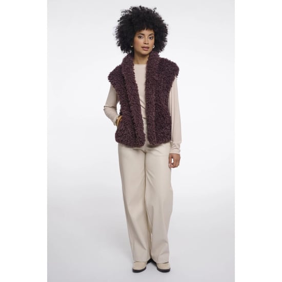 Rino & Pelle Freya.7002611 rino en pelle waistcoat chocolate bean - Image 4