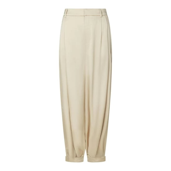Neo Noir fayla drapy satin balloon pants 167418 125 dark sand - Image 1