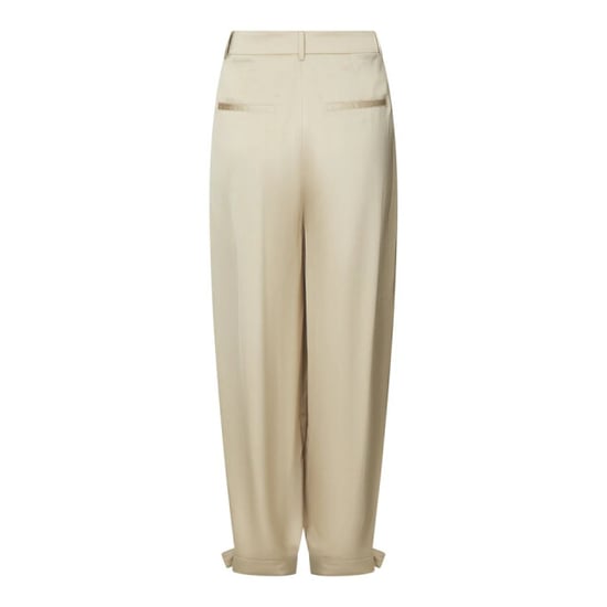 Neo Noir fayla drapy satin balloon pants 167418 125 dark sand - Image 4