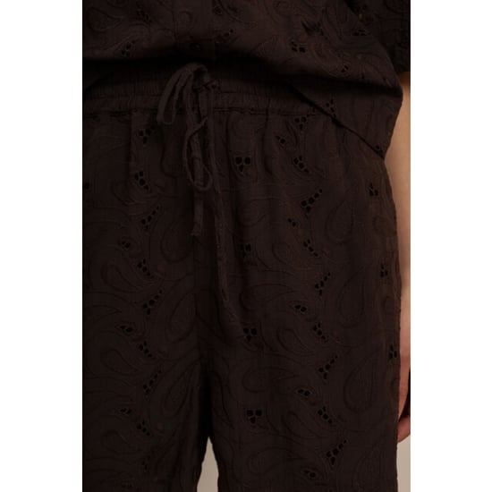 Studio Anneloes zena broderie shorts 13941 8700 espresso - Image 2