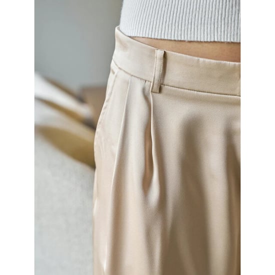 Neo Noir fayla drapy satin balloon pants 167418 125 dark sand - Image 6