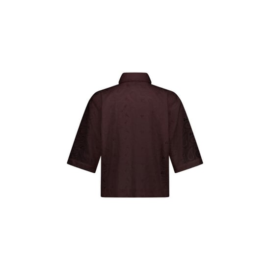 Studio Anneloes nyra broderie blouse 13997 8700 espresso - Image 3