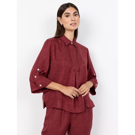 Soyaconcept Sc-charissa 5 oxblood blouse - Image 1