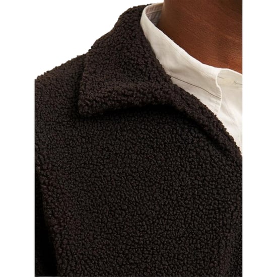 Jack And Jones Heren-sweatshirt met lange mouwen van teddyfleece (Chocolade) - Image 4