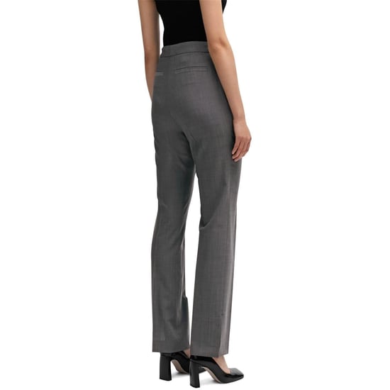 Boss Slanke broek met rechte pijpen voor dames (Grijs) - Image 2